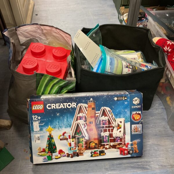Lego Creator Winter Village Fire Brigade set in box.