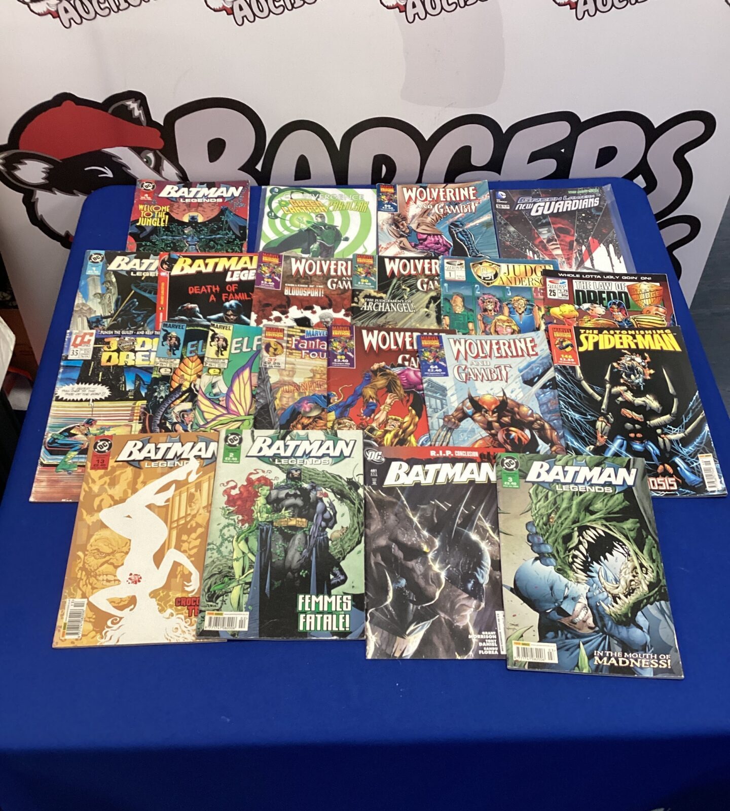 Quantity of DC, Marvel & 2000AD comics