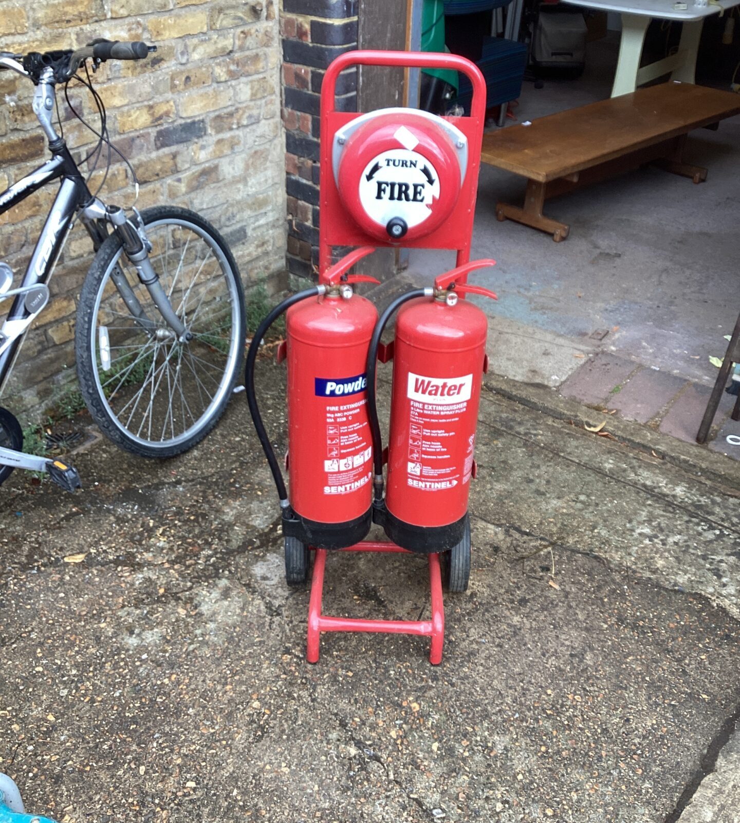 Portable Fire Extinguisher Station