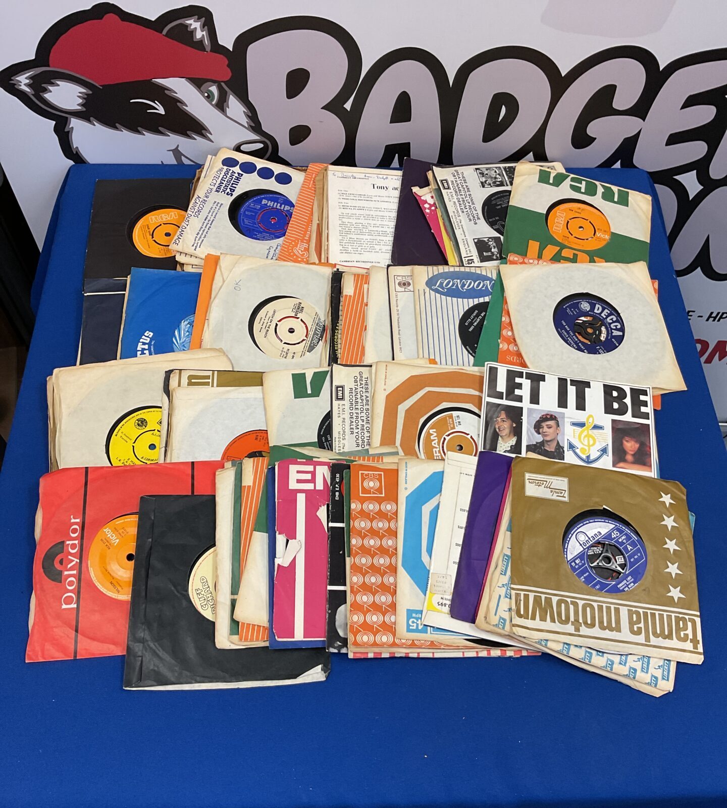 Selection of 7” single vinyl records