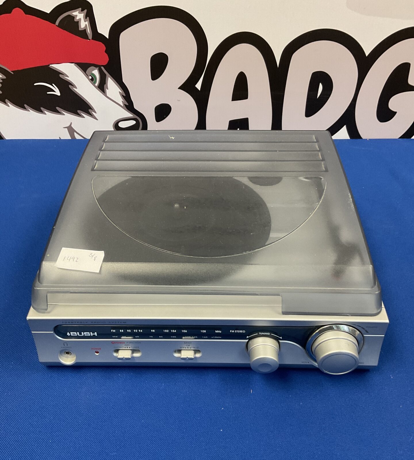 Bush radio turntable record player