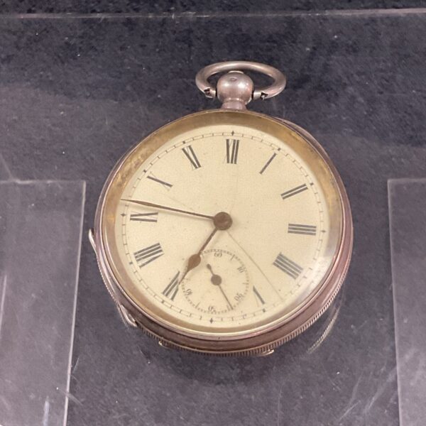 935 Silver Pocket Watch working 102.9g gross