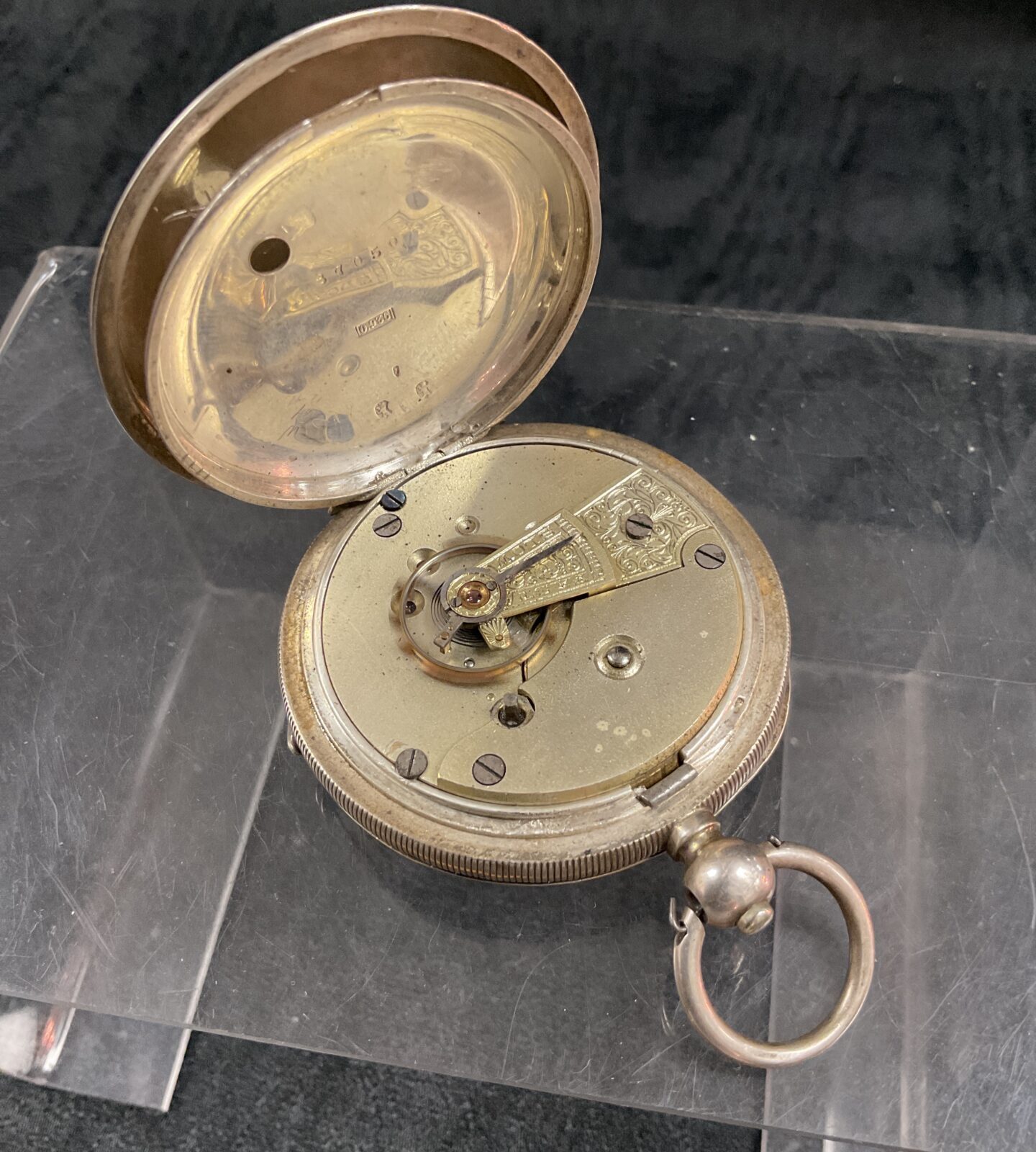 935 Silver Pocket Watch working 102.9g gross - Image 4