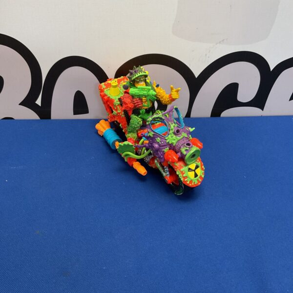 1991 playmates toys toxic crusader figure with bike