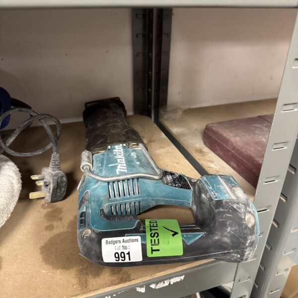 Makita DJR187 cordless reciprocating saw body, power tool.