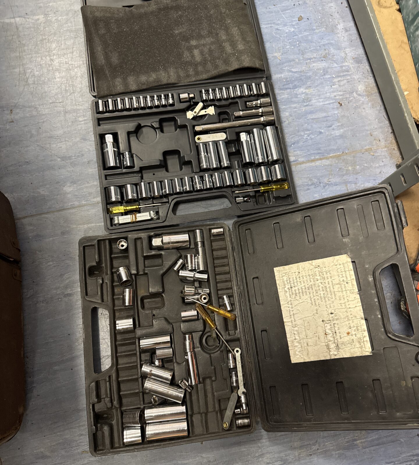 Two part complete socket sets