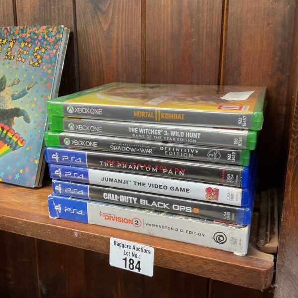 Selection of sony PlayStation 4 & xbox one games