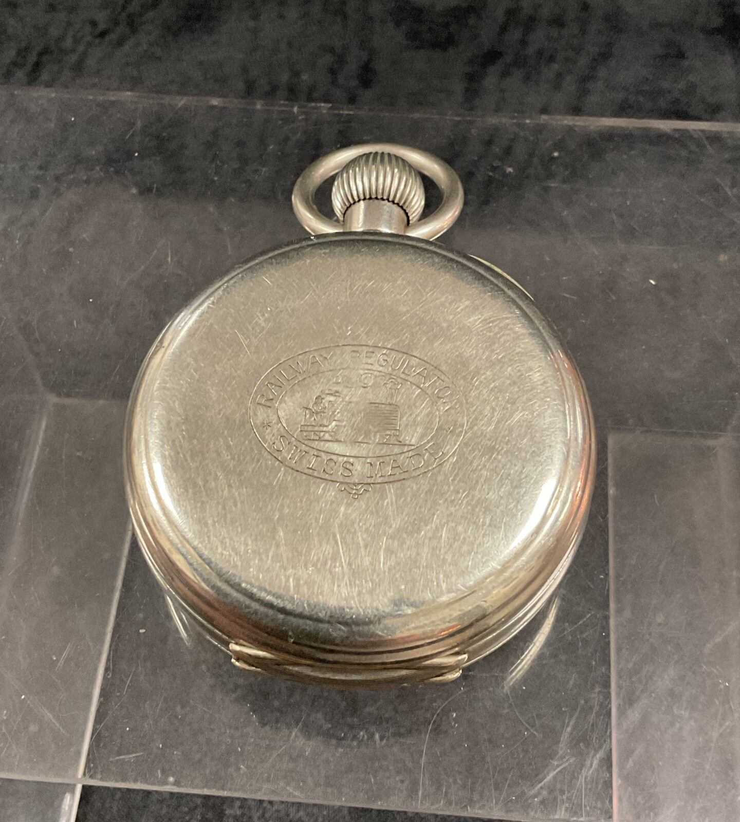 T Favre fallet St Imir Suisse railway regulator pocket watch - Image 2