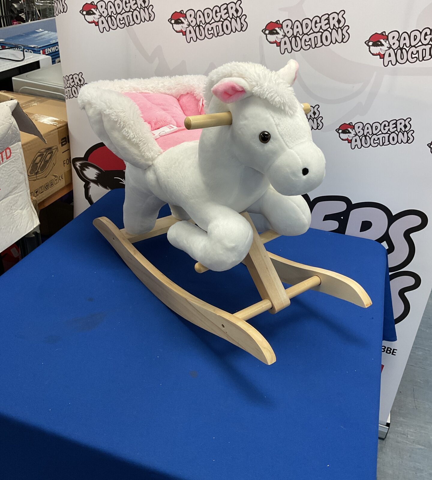 Woltu children's rocking talking horse working