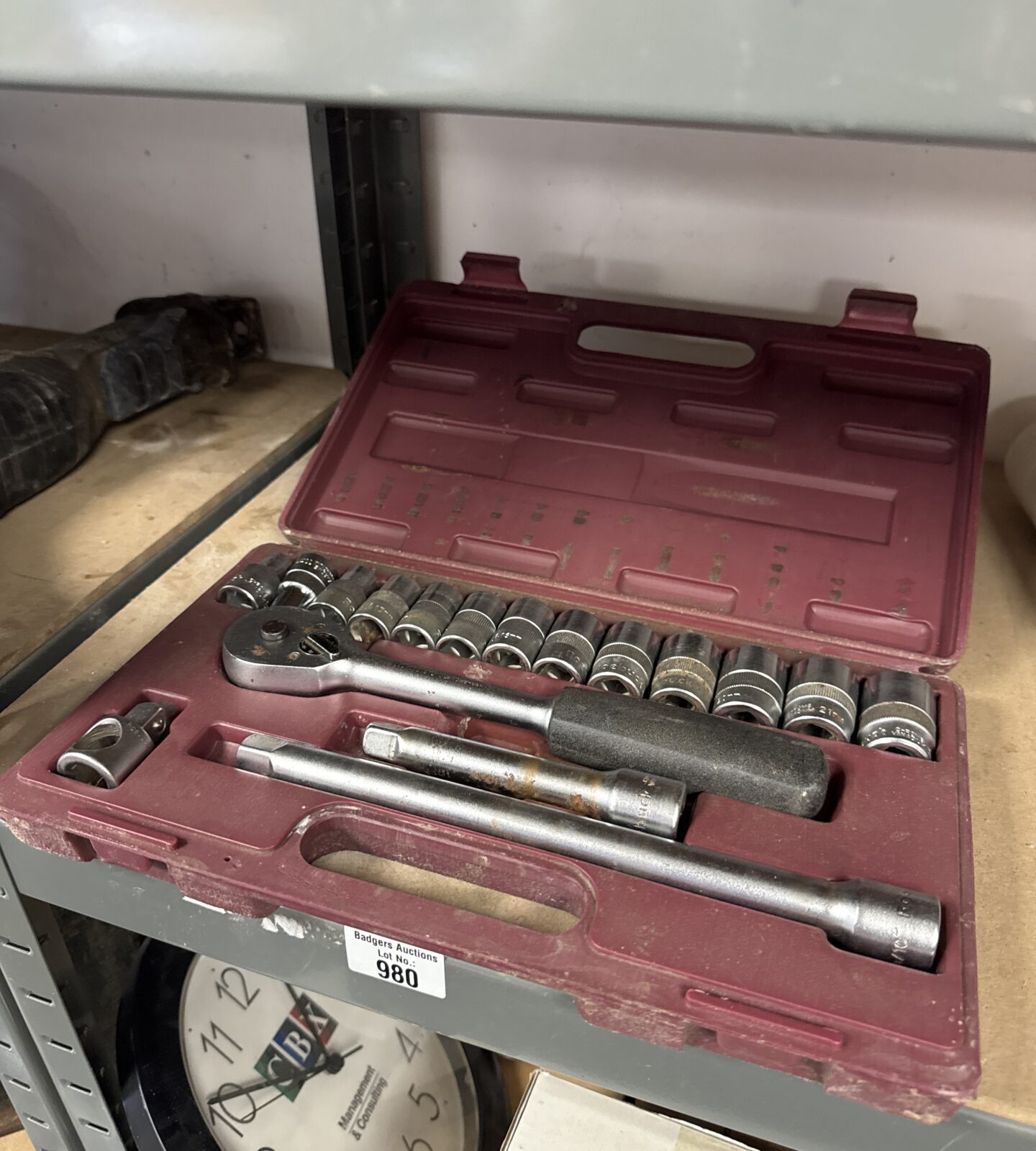 Roebuck 1/2” drive ratchet & socket set