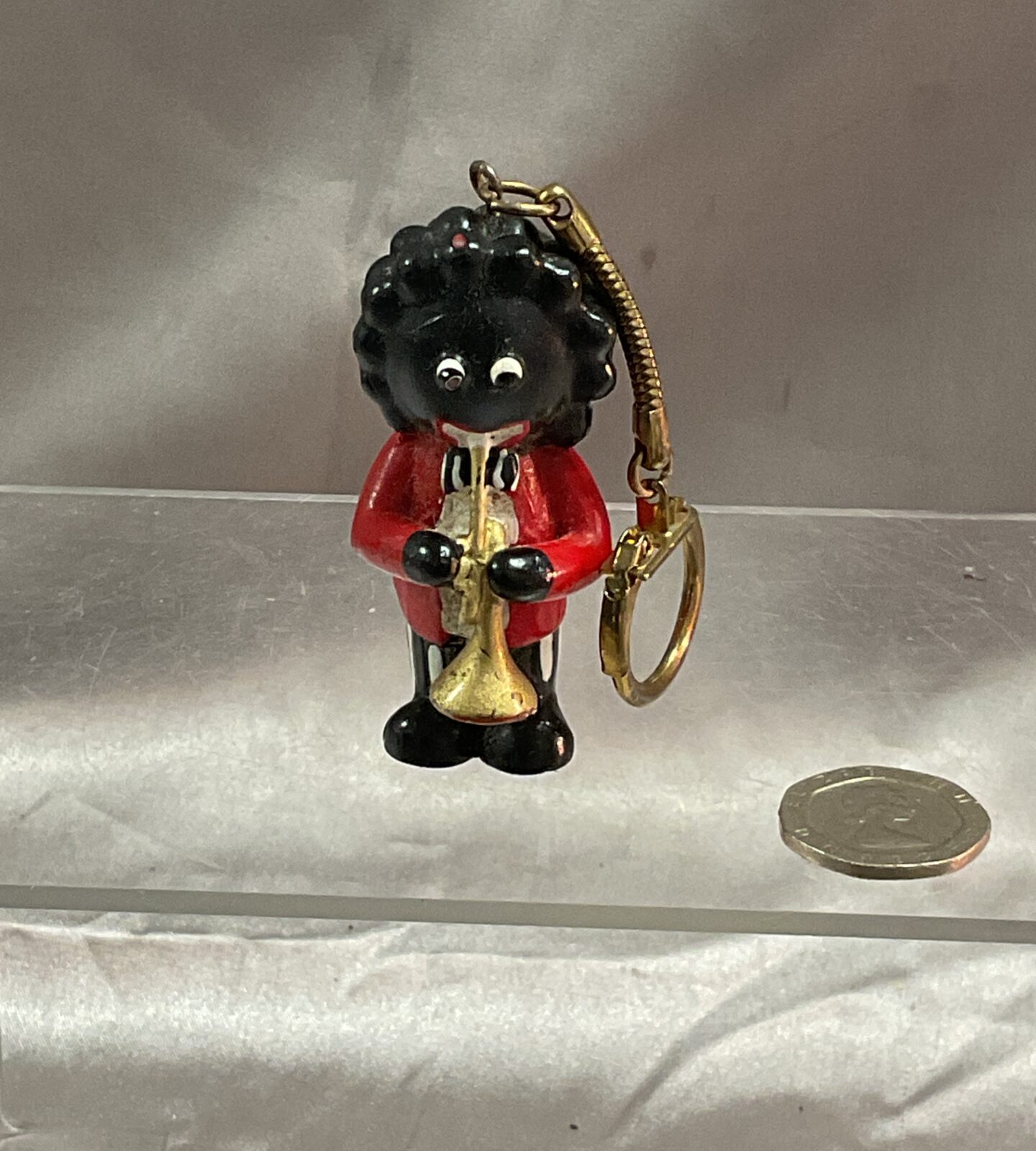 Golly musician key ring