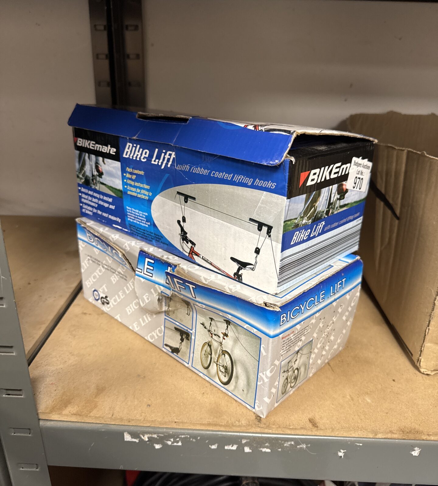 Two bicycle lifts inc bikemate