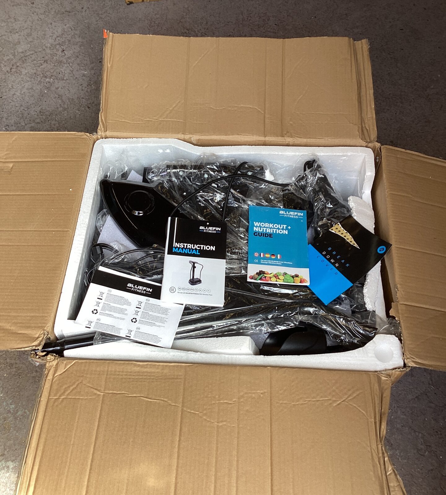 Bluefin Fitness Machine in box