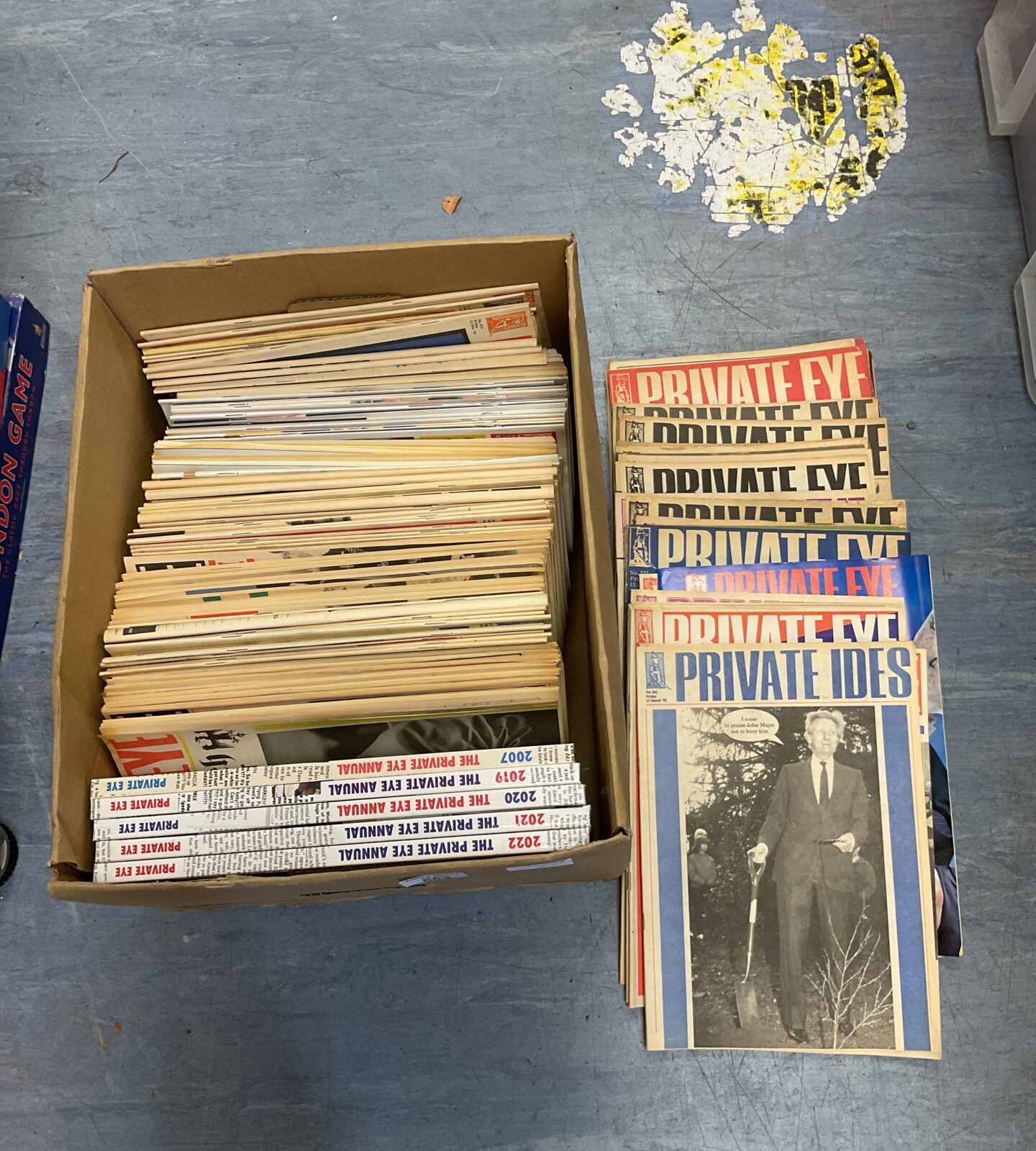Collection of private eye magazines