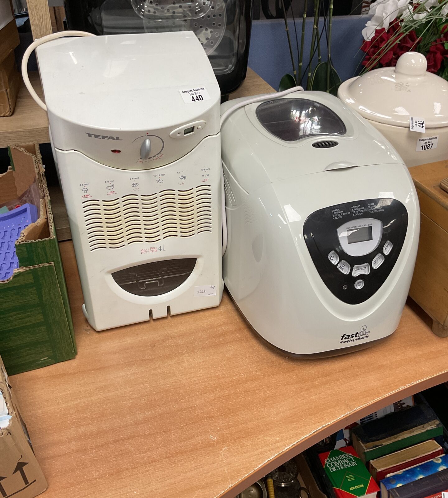 Tefal deep fryer and morphy richards fastbake breadcooker