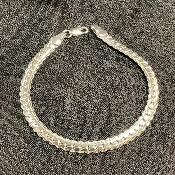 925 silver curb bracelet