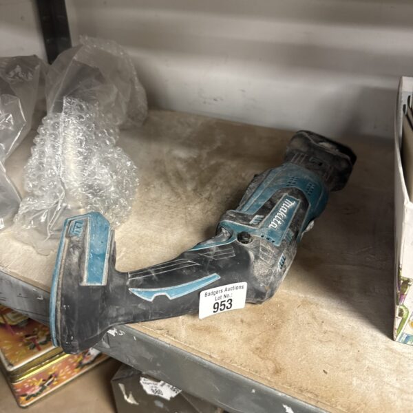 Makita djr183 mini reciprocating saw body only - working, needs blade