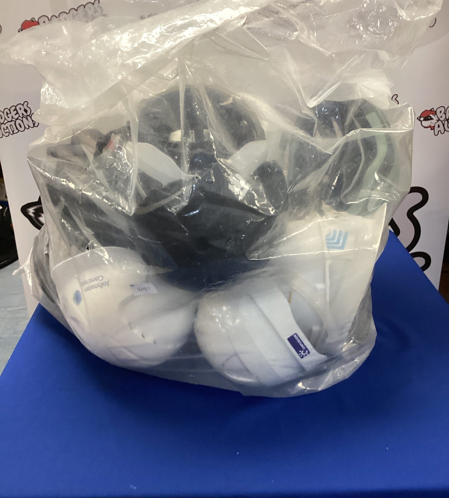 Large quantity of crash & safety helmets