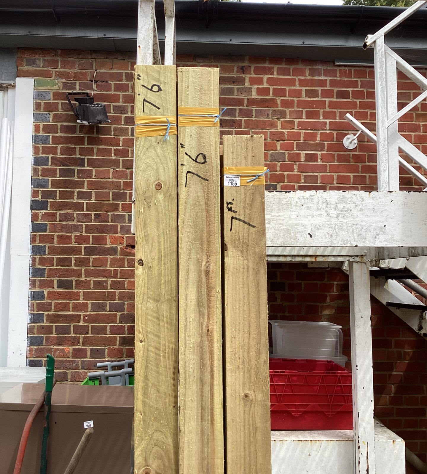 Three bundles of 7’6” and 7’  Timber