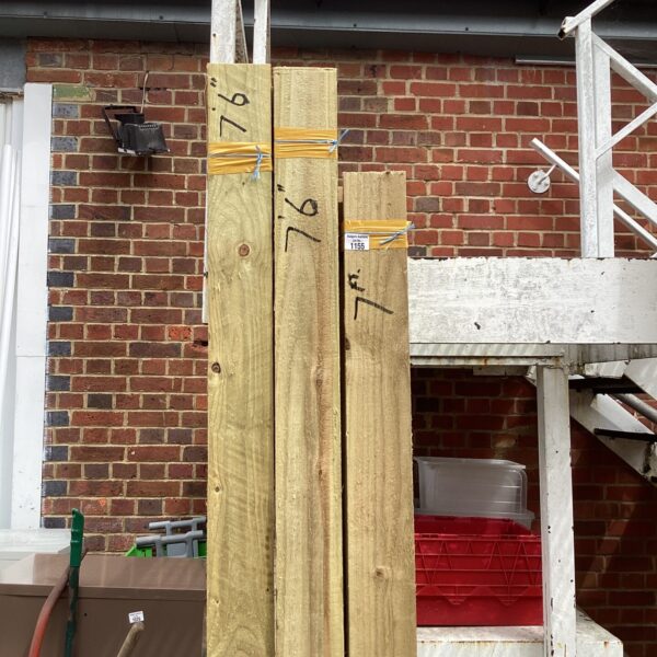 Three bundles of 7’6” and 7’  Timber