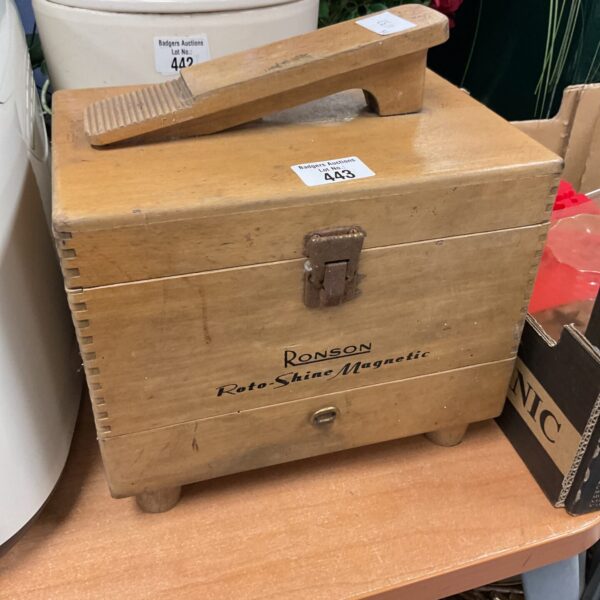 Ronson roto shine electric shoe polisher in box