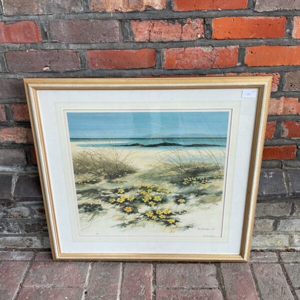 jim nicholson ltd ed print of sand dunes & sea
