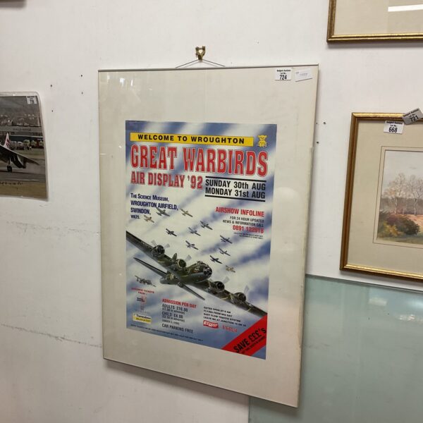 1992 wroughton swindon sally b airshow poster