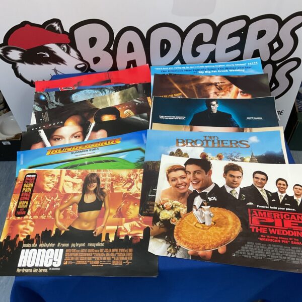 Collection of cinema lobby posters including american pie & thunderbirds