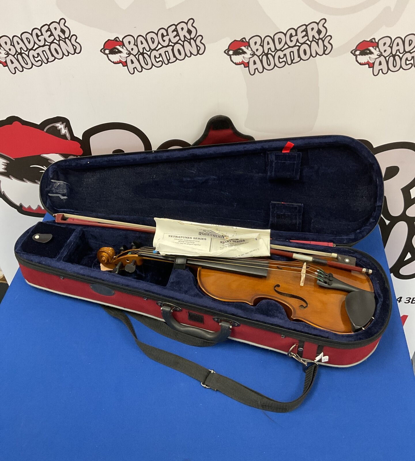 The stentor student ii violin in case with bow