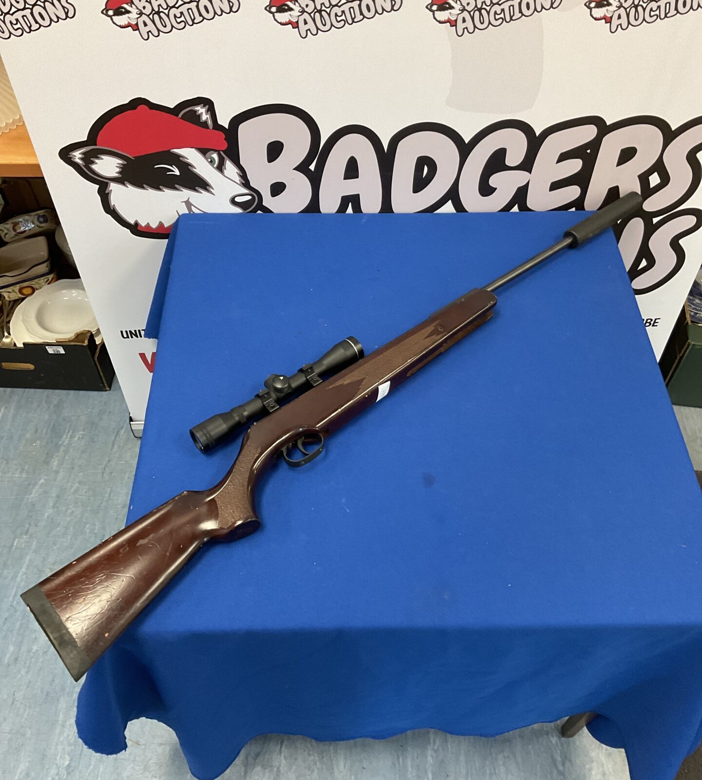 Remington express xp .22 cal air rifle with scope