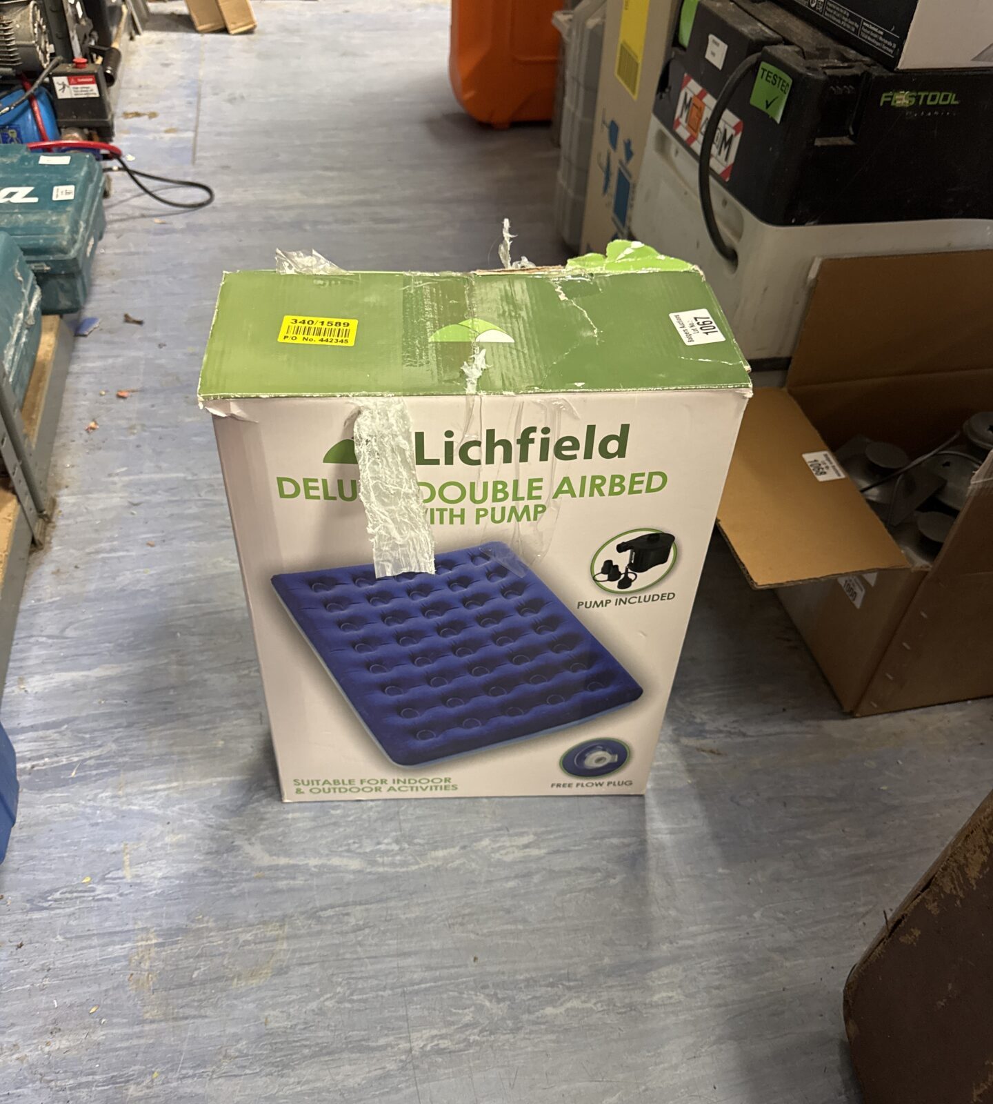 Lichfield deluxe double airbed