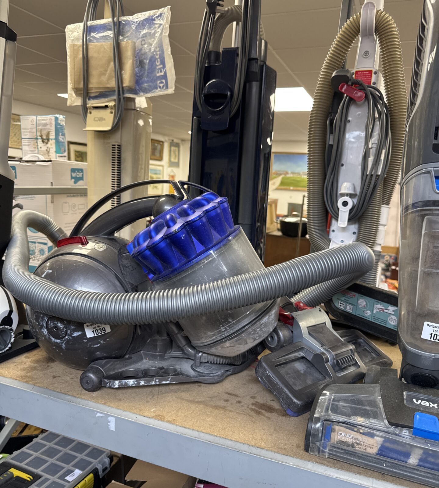 Dyson stowaway hoover - has various cosmetic marks