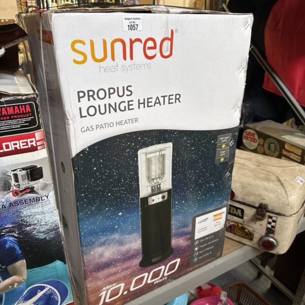 Sunred heat systems gas patio heater - appears new in box