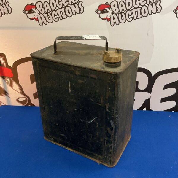 Vintage fuel can with brass cap