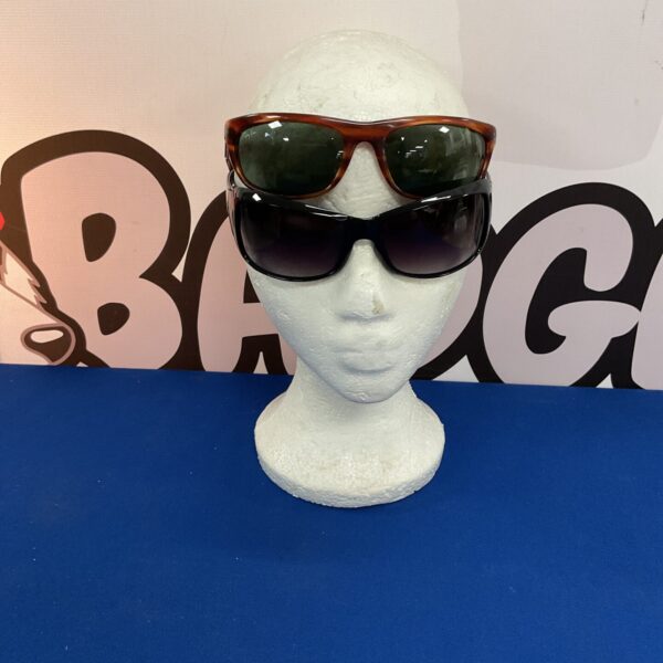 pair vintage ray ban sun glasses & pair vintage british iware sunglasses