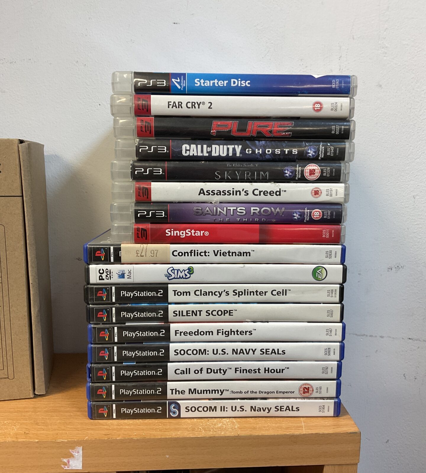 Selection of sony PlayStation 2 & 3 games