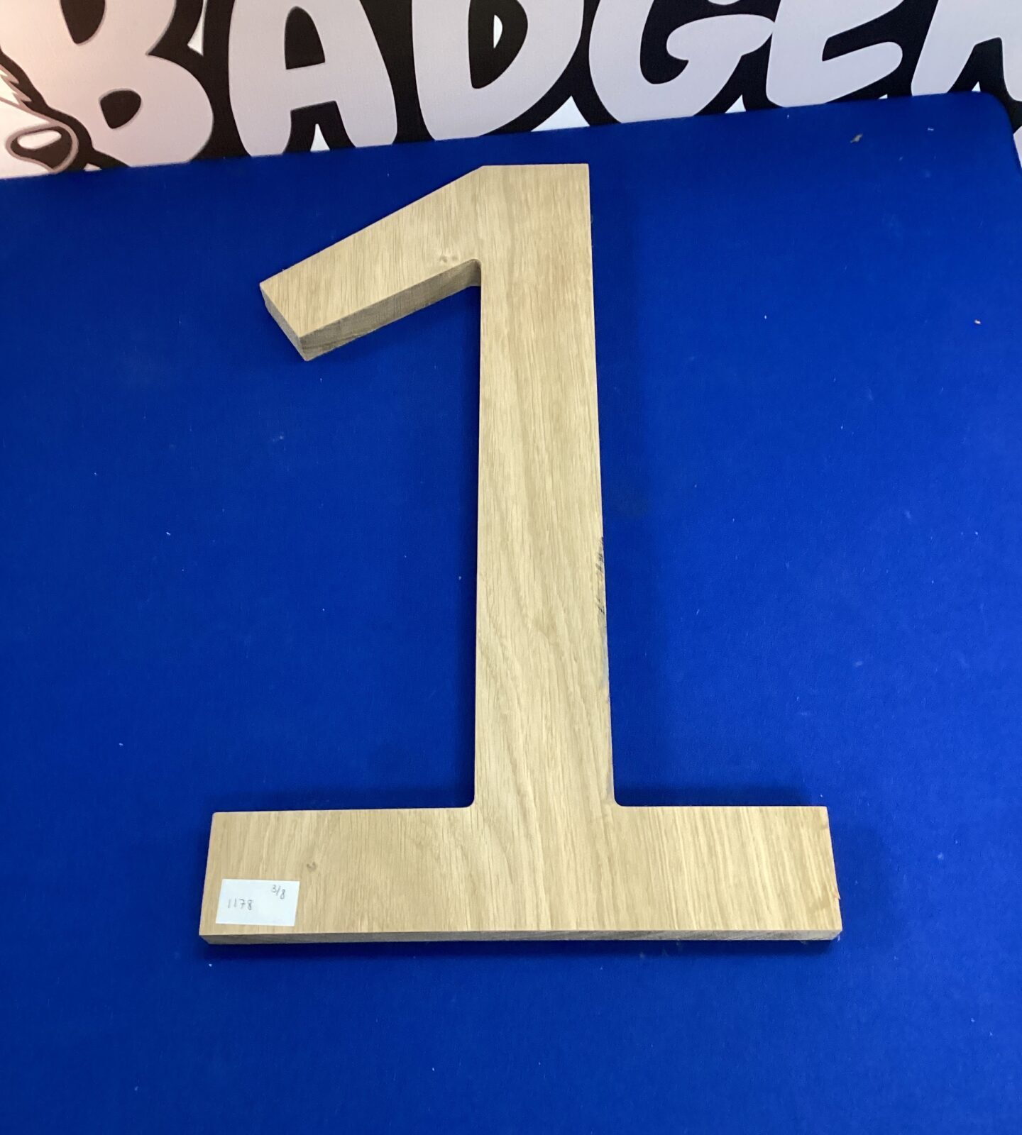 Wooden number one