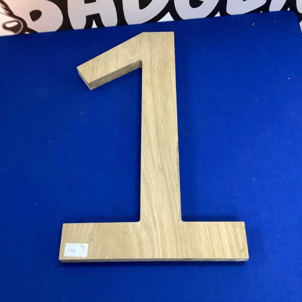 Wooden number one
