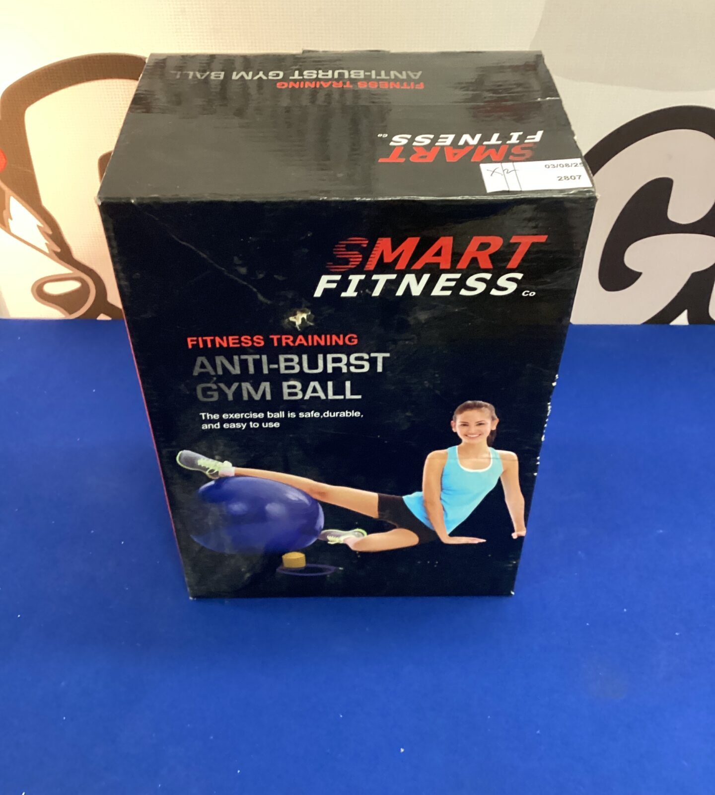 Smart fitness anti burst gym ball