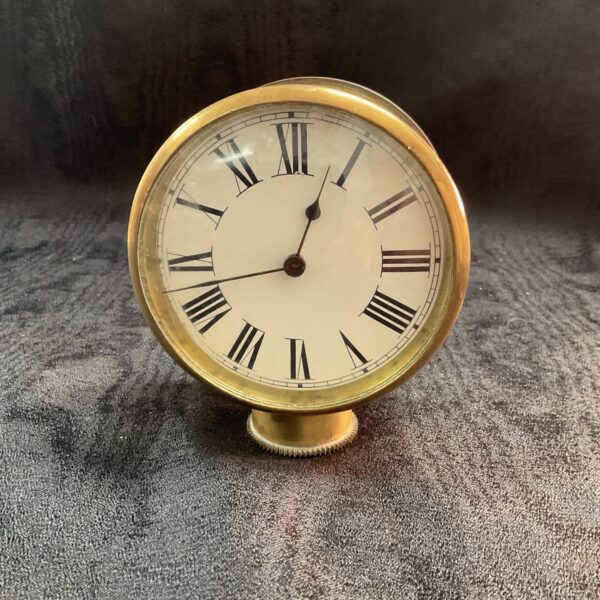Vintage French Bayard mantle clock with Roman numerals.