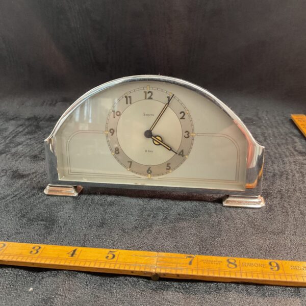 Smiths Temura Deco Mantle clock eight day working