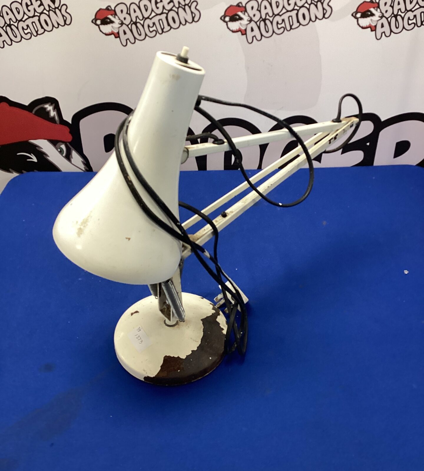 Angle poise style table lamp