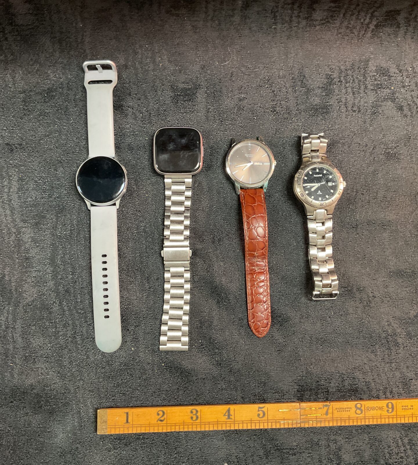 Box of mixed watches inc Samsung Galaxy Watch And Fitbit Purepulse
