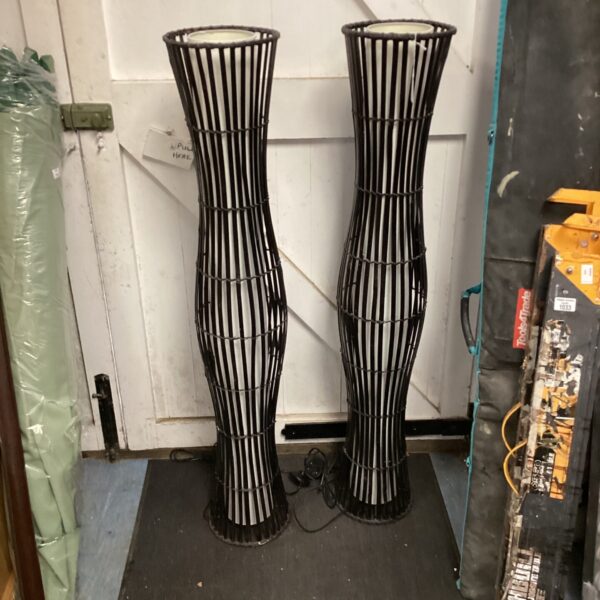 Two floor standing lamps
