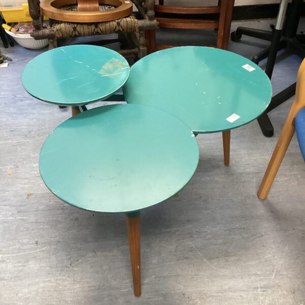 Ever green three tier coffee table