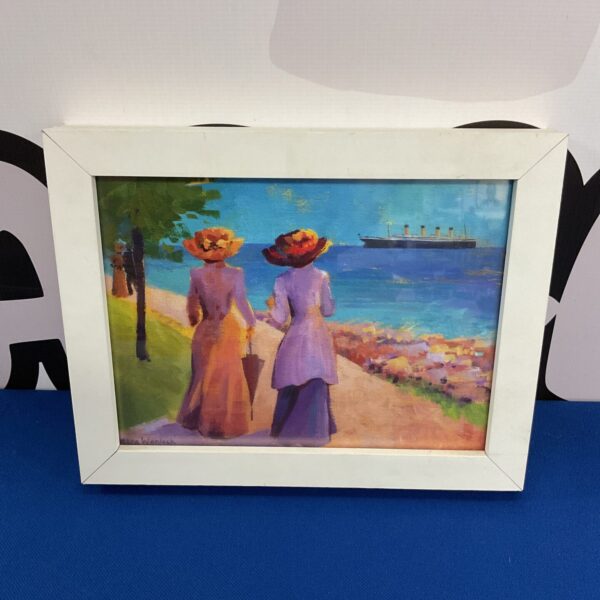 Debra wenlock signed oil painting of the titanic