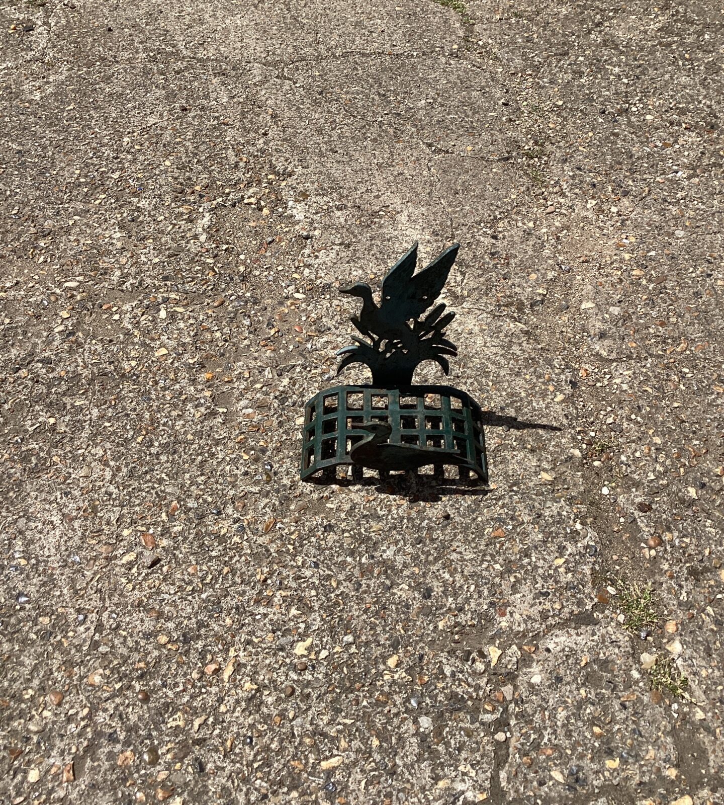 Metal Duck boot scrapper