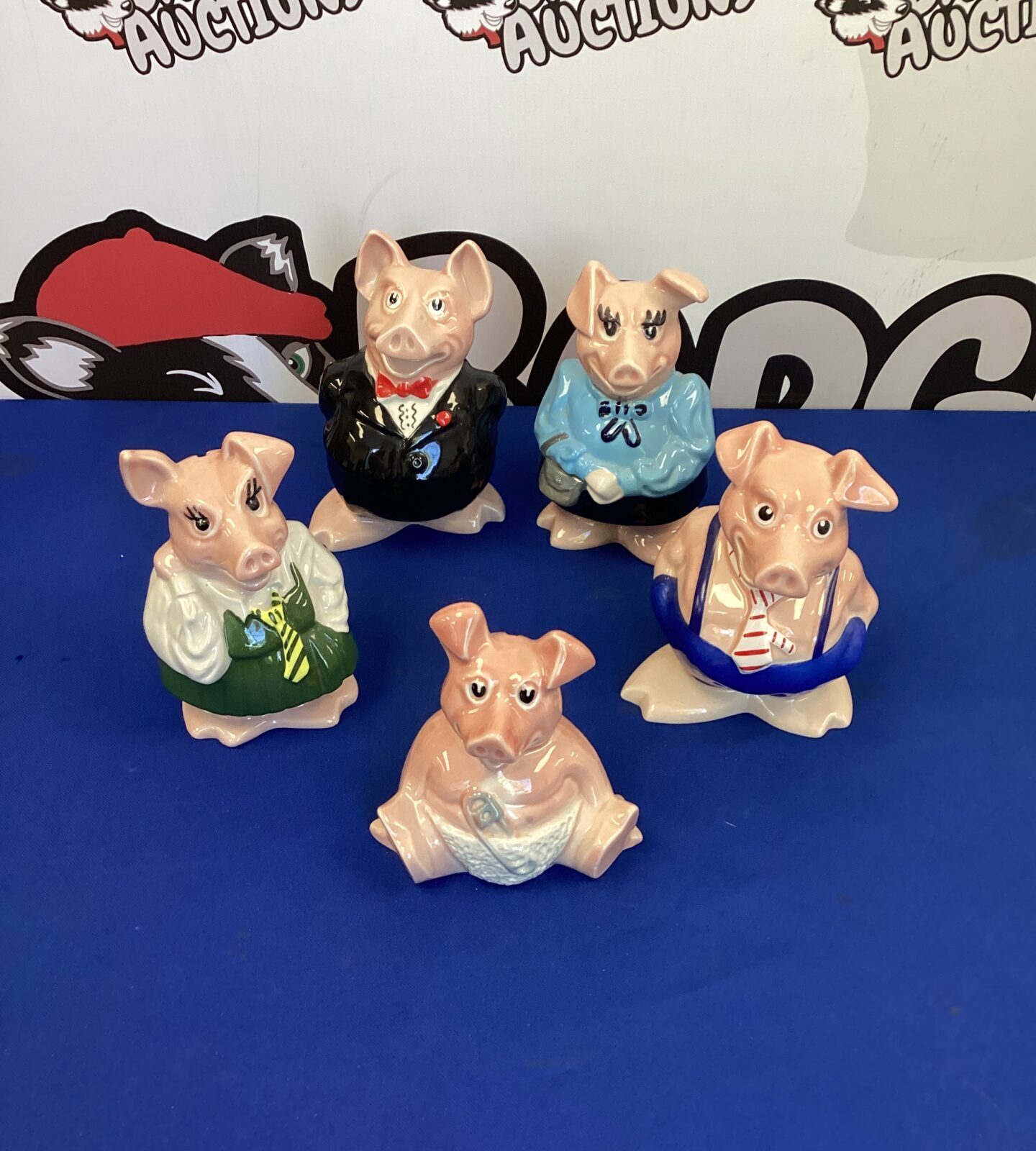 Collection of NatWest Wade Piggybanks