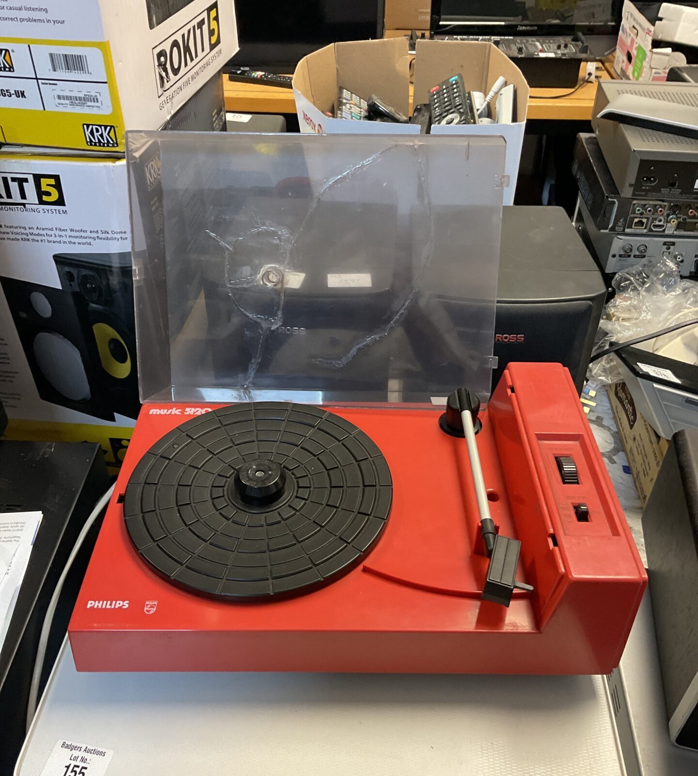 Vintage philips music 5120 record player