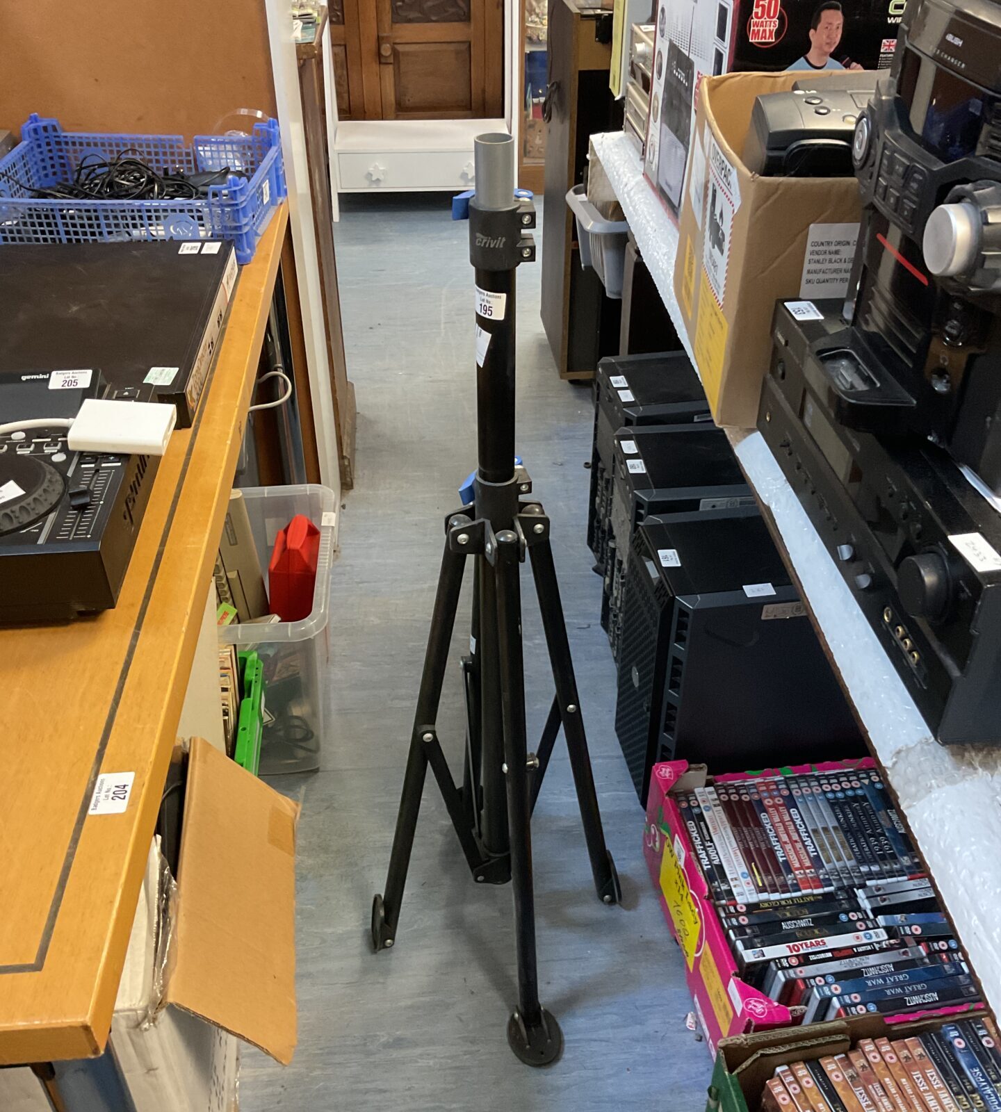 Crivit heavy duty pa speaker stand